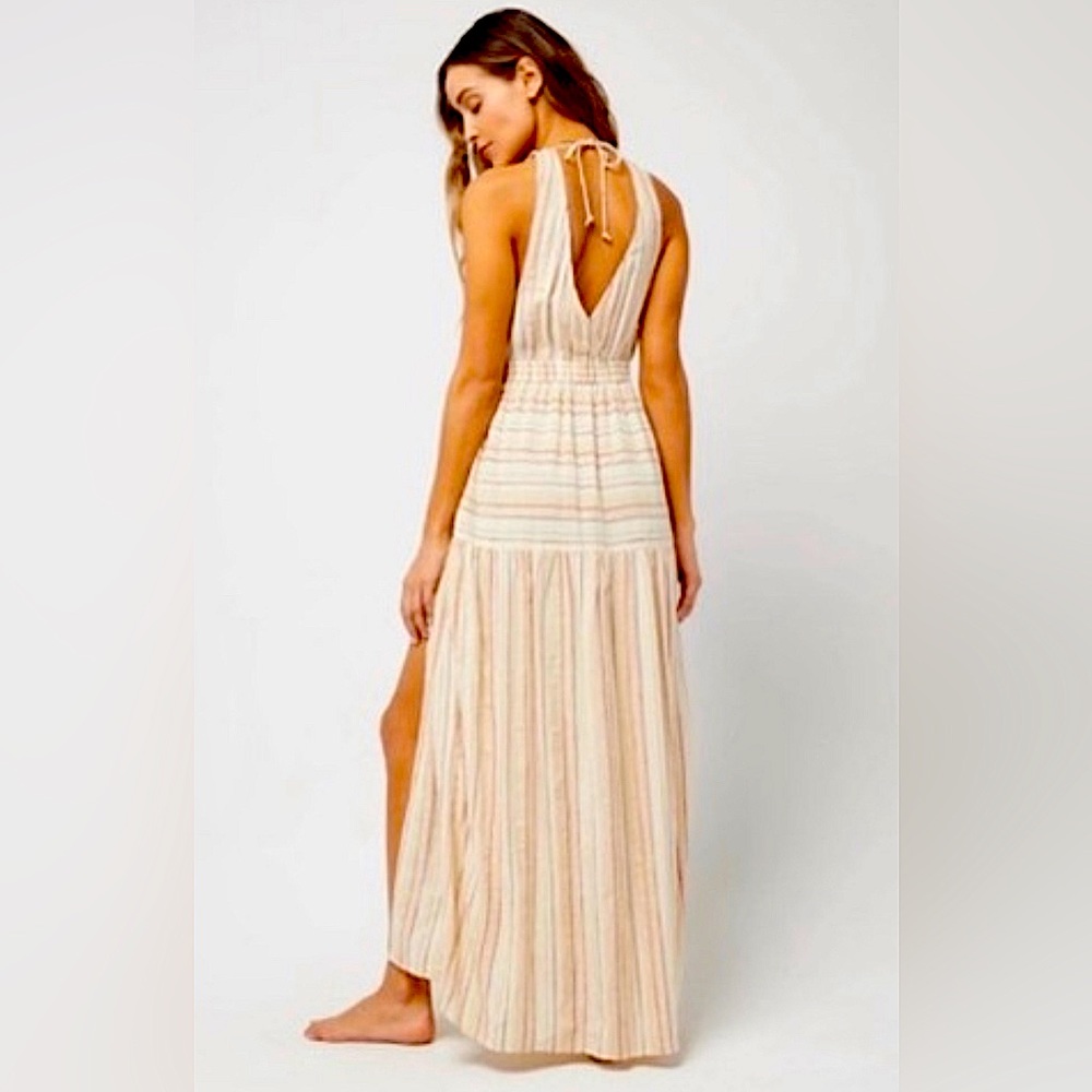 LSPACE EMMA DRESS SIZE SMALL NWT IN SUNSOAKED STRIPE REVOLVE